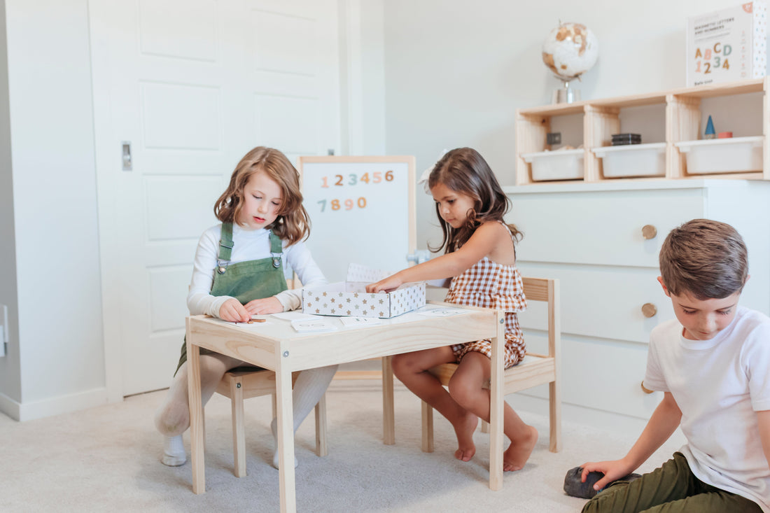 kids playing in a playroom